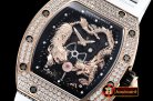 Richard Mille RM051-01 Tiger Diams RG/RU (Wht) KVF MY8215 Mod