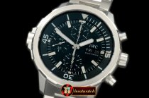 IWC0255B - 2014 Aquatimer Cousteau Diver SS/SS Black A-7750