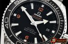 Omega Planet Ocean 45mm Cer Bez SS/SS Blk/Org JHF A2836 Mod