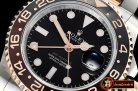 Rolex GMT Master II 116713LN RG/SS Black EWF Asia 2836