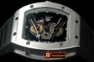 RM067C - Bubba Watson Tourbillon SS/RU White Swiss Qtz