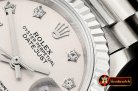 Rolex DateJust Ladies 28mm Pres Flt SS/SS Grey/St D BP A2671