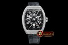 Franck Muller Vanguard Mens V45 Diams SS/LE/RU Black Diam ABF A2824