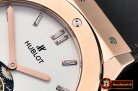 Hublot Big Bang Classic Fusion 45 Tourbillon RG/LE White/Diam Tourb