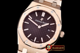 AP0404 - Royal Oak Ladies 33mm RG/RG Brown JF Swiss ETA Quartz