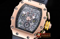 Richard Mille RM011-03 New Gen Flyback RG/VRU Black A7750 Mod