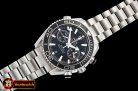 Omega P-Ocean Chrono Blk SS/SS Black JHF A7750 Mod9900