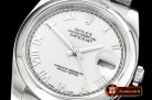 Rolex Datejust Man DJ 36mm Jub Dome SS/SS Wht Roman ARF A3135