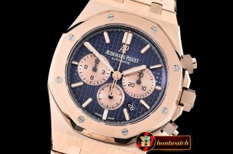 Audemars Piguet Royal Oak Chronograph 26331ST RG/RG Blue OMF A7750