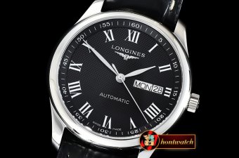 Longines Master Collection DayDate SS/LE LGF Black/Roman A2836