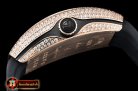 Franck Muller Vanguard Mens V45 Glacier Diams RG/LE/RU Grey ABF A2824