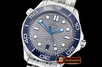 Omega Seamaster 300m Basel 2018 SS/SS Grey OMF 1:1 Asia 8800