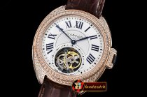 Cartier Cle De Cartier Tourb Diams RG/LE Brown White Asia HW