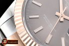 Rolex Datejust DJ2 41mm Oyt Flt RG/SS Grey/Stk BP Asia 2813