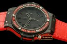 HUB0323A - Big Bang Pearl/ Sq Red Ruby All Black A-7750