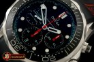 Replica Omega Seamaster Pro 300M Chrono SS/RU Black A-7750