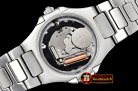 Patek Philippe Nautilus 7010 Ladies SS/SS Diams Blue - Swiss Qtz
