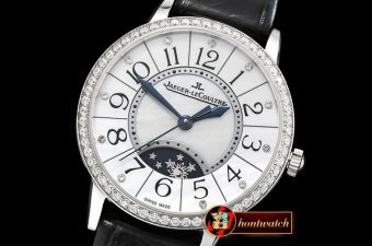 JAEGER LE COULTRE Rendez-Vous Day/Night Diams SS/LE Wht MOP MY90