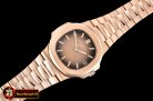 Patek Philippe Nautilus 5711 40mm RG/RG Brown Stks PF Miyota 9015 Mod