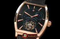 VC077A - Malte Tourbillon RG/LE Black Flying Tourbillon
