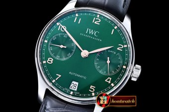 IWC Portugese 5007 SS/LE Green/Gold Num ZF A52010 Mod