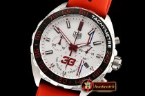 Tag Heuer Tag F1 Aston Martin "33" SS/RU (Black) White VK Qtz