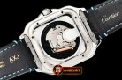 Cartier Santos De Cartier 2018 Mens SS/LE (Blue) Wht Swiss Qtz