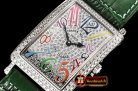 Franck Muller Long Island 952QZ DIAM/SS/LE (Grn) Color GF Swiss Qtz