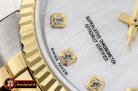 Rolex Datejust Man DJ 36mm Jub Flt YG/SS White MOP Diams BP A313