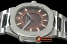PP0179B - Nautilus 7010 Midsize 32mm SS Brown - Swiss Qtz