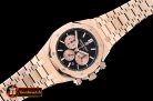 Audemars Piguet Royal Oak Chronograph 26331ST RG/RG Black OMF A7750