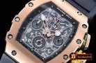 Richard Mille RM011-03 New Gen Flyback RG/VRU Black A7750 Mod