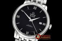 Omega De Ville Prestige Mens SS/SS Black TWF Asia 2824