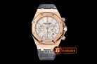 Audemars Piguet Royal Oak Chronograph 26320ST RG/LE White JHF A7