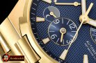 VACH. CONSTANTINE Overseas Dual Time Power Reserve YG/YG Blue TWA A1222