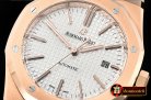 Audemars Piguet Royal Oak 15400 RG/RG White JF V2 MY9015 Mod 3120