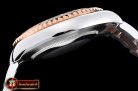 Rolex YachtMaster Mens 116621 RG/SS Black JF Asia 3135 Mod
