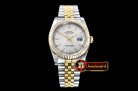 Rolex Datejust 36mm Flt YG/SS S.Wht/Stk Jub ARF Asia SH3135