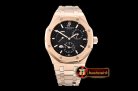 Audemars Piguet Royal Oak Reserve/Duo Time 26120 RG/RG Black Asia 23J