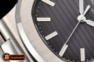 Patek Philippe Nautilus Jumbo 5711 SS/SS Grey/Stk PPF MY9015 Mod
