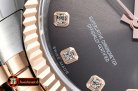Rolex DateJust Jub Flt RG/SS Dark Grey Diam BP A3135 Mod