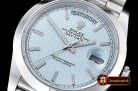 Replica Rolex DayDate 40mm SS/SS Blue Stick Smooth BP A2836 Mod3