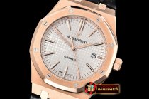 Audemars Piguet Royal Oak 15400 RG/LE White OMF MY9015 Mod 3120
