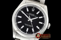 Rolex Oyster Pert. 39mm 114300 904L SS/SS Black GMF A3132