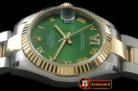 RMDJ203C - SS/YG Oyster Green Roman Asia 2836