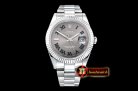 Rolex Datejust II DJ2 41mm Oyt Flt SS/SS Grey Roman BP Asia 2813