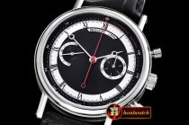 Breguet Classique Ref.1433 Chronograph SS/LE Black Roman HW75