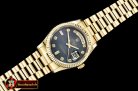 Rolex Daydate 36mm Flt YG/YG Black MOP Diam BP Swiss 2836