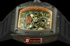 RM032 - Carbon/Rose Gold Flyback PVD/RU Asian 7750 28800