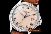PP0240F - Calatrava Ref.5117 SS/LE Cream Roman MY9015 Mod